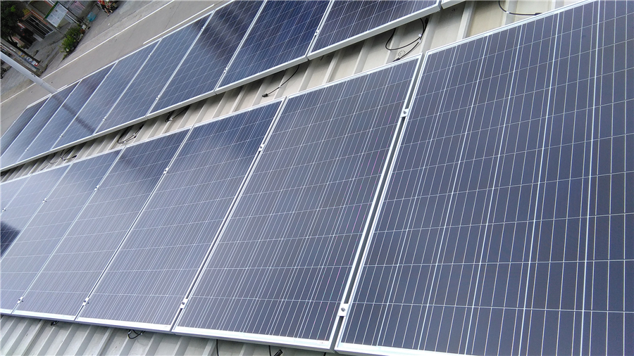福建省泉州市梅山5KW并网太阳能光伏供电系统